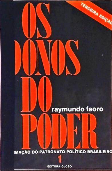 Os Donos Do Poder Volumes Raymundo Faoro Tra A Livraria E Sebo