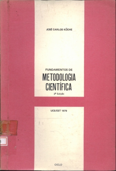 Fundamentos de Metodologia Cientifica Jose Carlos Koche Traça