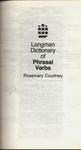 Longman Dictionary Of Phrasal Verbs (1984)