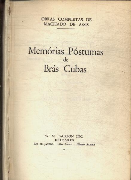 Memórias Póstumas de Brás Cubas, Machado de Assis