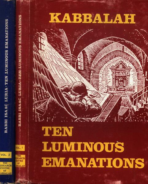 Kabbalah Ten Luminous Emanations 2 Volumes Yehuda L - 