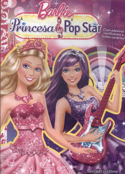 Livro Barbie Em A Princesa E A Popstar