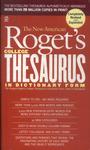 The New American Roget's College Thesaurus In Dictionary Form (2002)