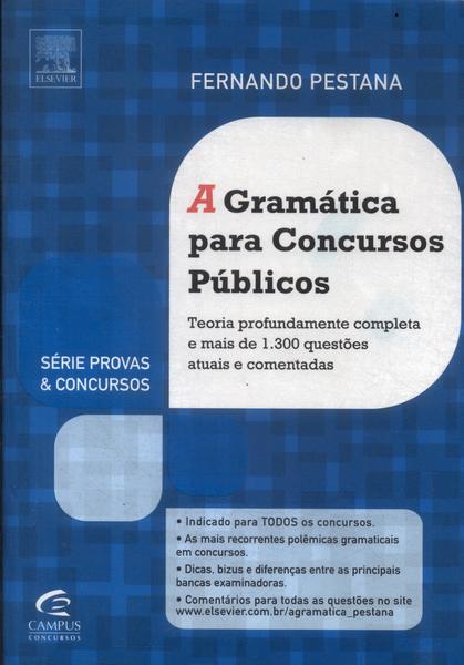 A Gramatica para Concursos - Fernando Pestana