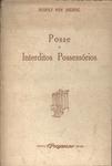 Posse E Interditos Possessórios (1959)