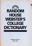 Random House Webster'S College Dictionary (1997)