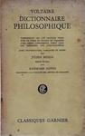 Dictionnaire Philosophique (1954)