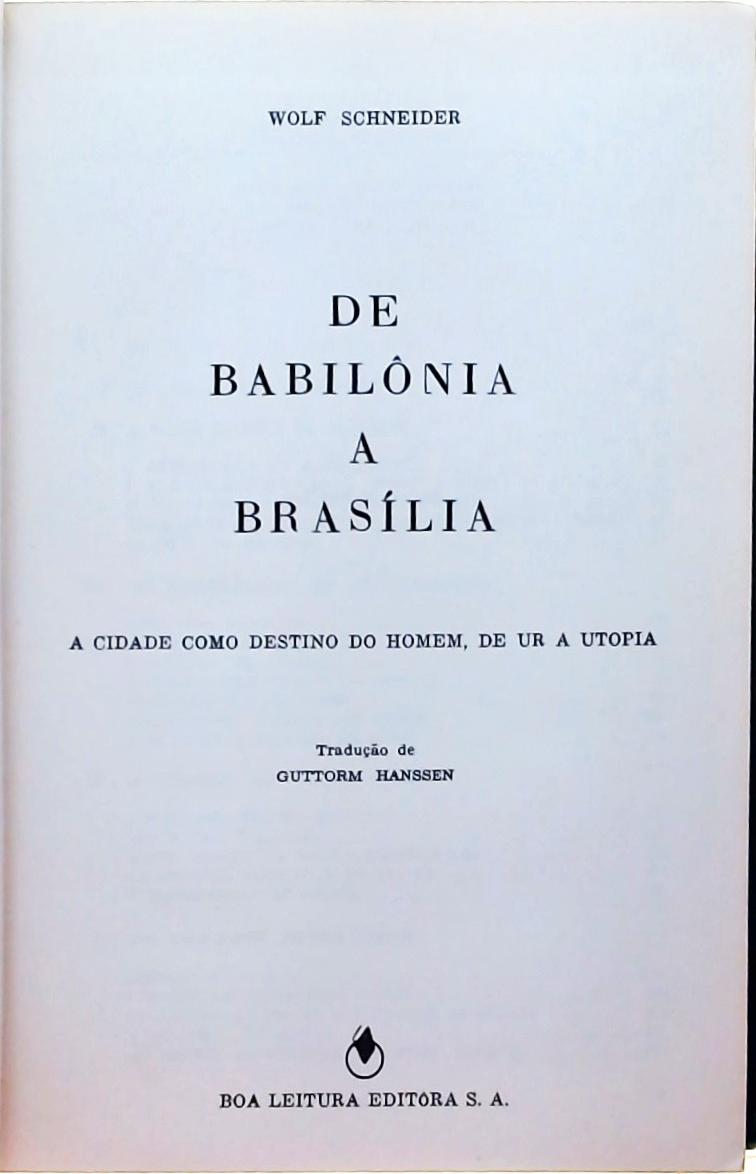 De Babilônia a Brasília