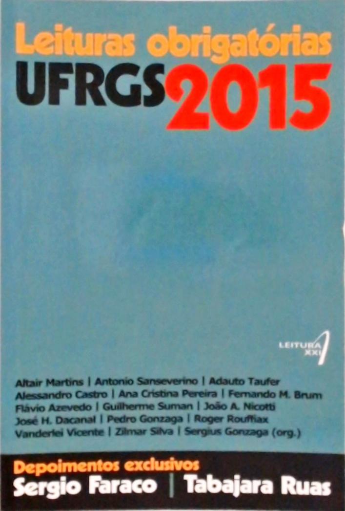 Leituras Obrigatórias Ufrgs 2015