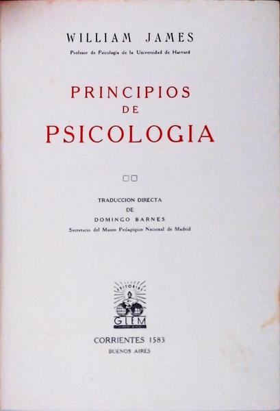 William James - Pesquisas - Psicologia