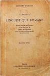 Elements De Linguistique Romane