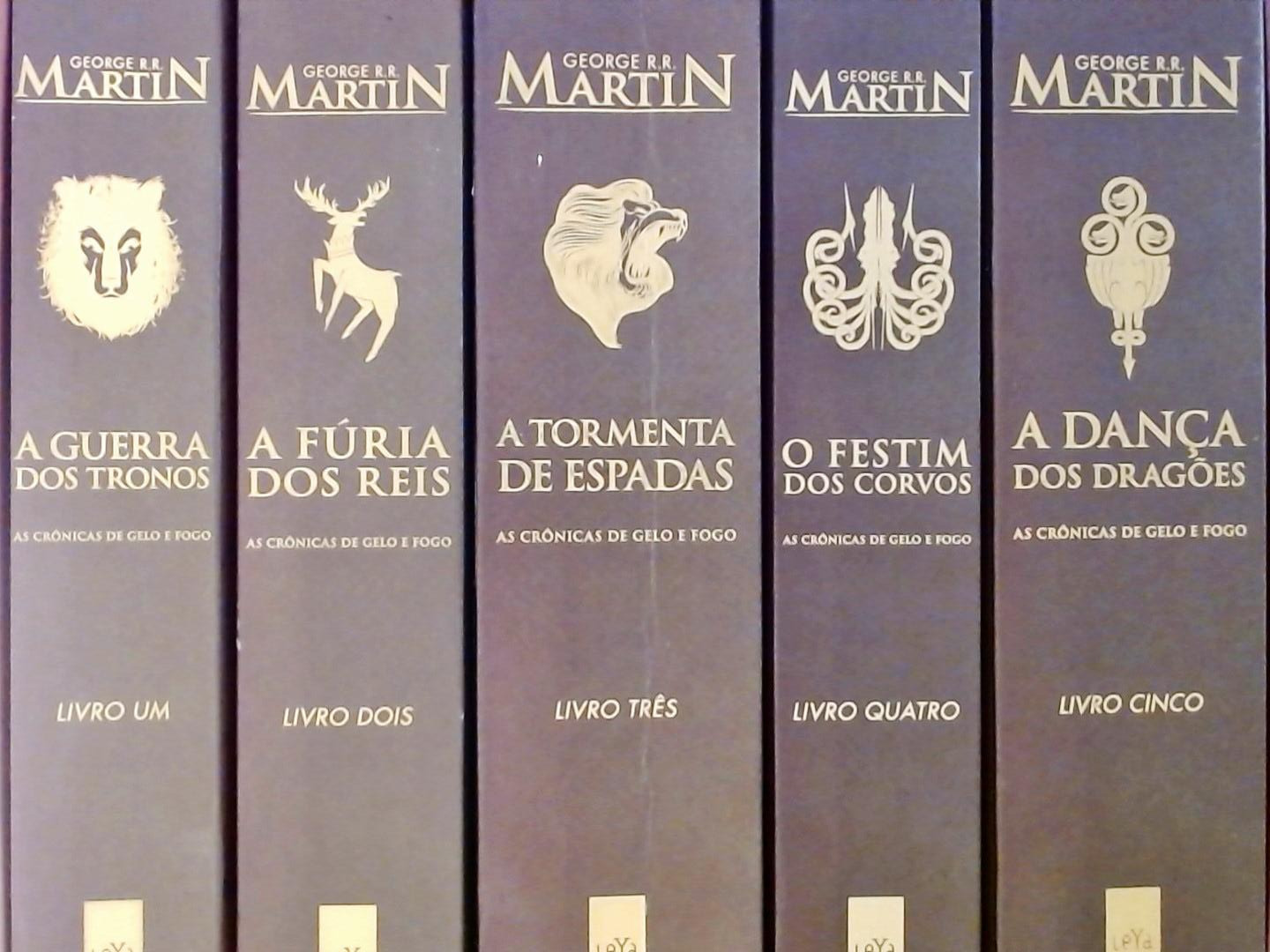 As Crônicas De Gelo E Fogo Caixa Com 5 Volumes George R R Martin