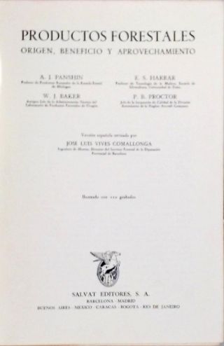 Productos Forestales - Origen, Beneficio y Aprovechamiento