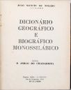 Dicionário Geográfico e Biográfico Monossilábico