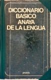 Diccionario Basico Anaya de Lengua