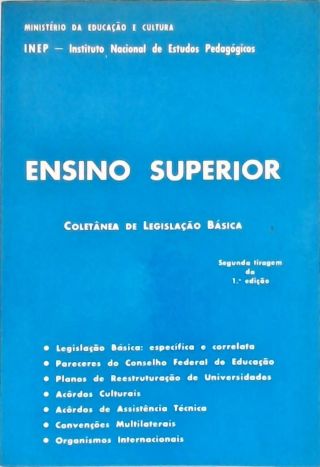 Ensino Superior - Coletânea de Legislação Básica