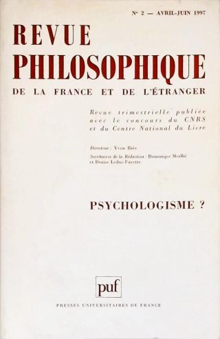 Revue Philosophique de la France el de LÉtranger Nº 2