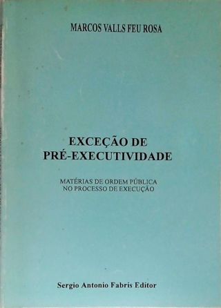 Exceção de Pré-executividade