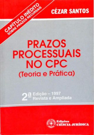 Prazos Processuais no CPC (Teoria e Prática)