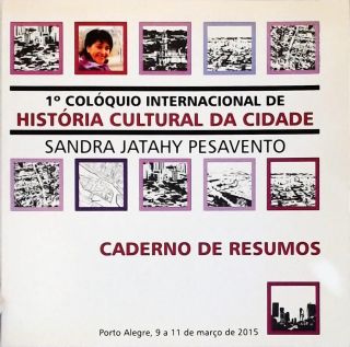 1º Colóquio Internacional de História Cultural da Cidade
