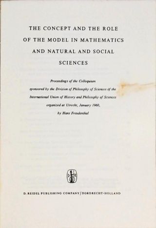 The Concept and the Role of the Model in Mathematics