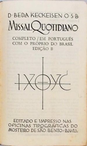 Missal Quotidiano