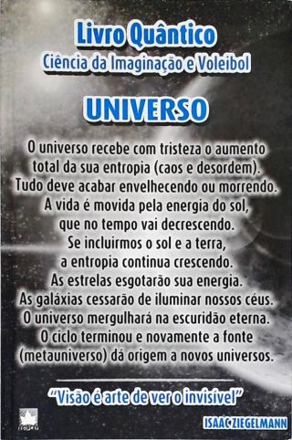 Livro Quântico: Ciência da Imaginação e Voleibol
