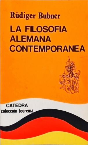La Filosofía Alemana Contemporánea