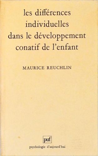Les Différences Individuelles dans le Développement Conatif de lEnfant