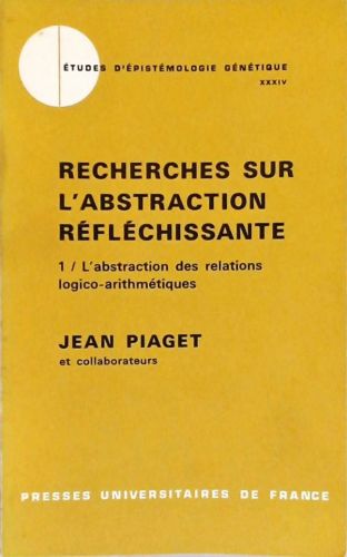 Recherches Sur La Abstraction Réfléchissante - Em 2 Volumes