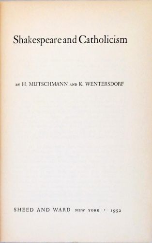 Shakespeare and Catholicism