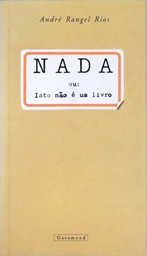 Nada Ou: Isto Não É Um Livro