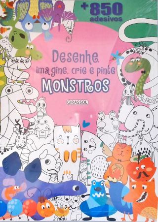 Desenhe, imagine, crie e pinte Monstros