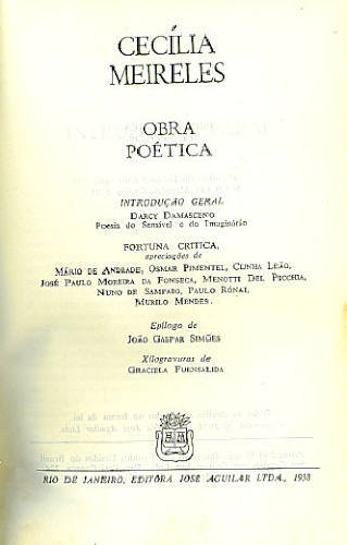 C 2416 Selo Poeta Cecília Meireles Literatura 2001