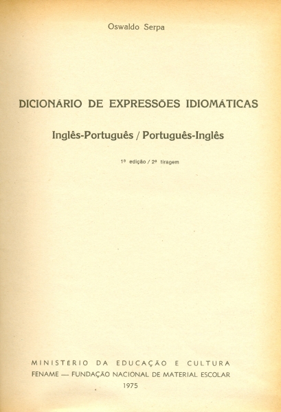 Dicionário de expressões idiomáticas francês-português