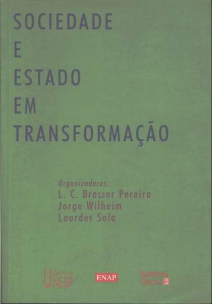 Sociedade e Estado em transformação - livrariaunesp