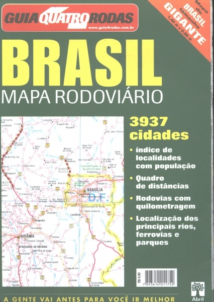 Guia Quatro Rodas Brasil Mapa Rodovi Rio Guia Quatro Rodas Tra A Livraria E Sebo