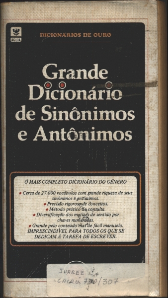 Grande Dicionario de Sinonimos e Antonimos PDF