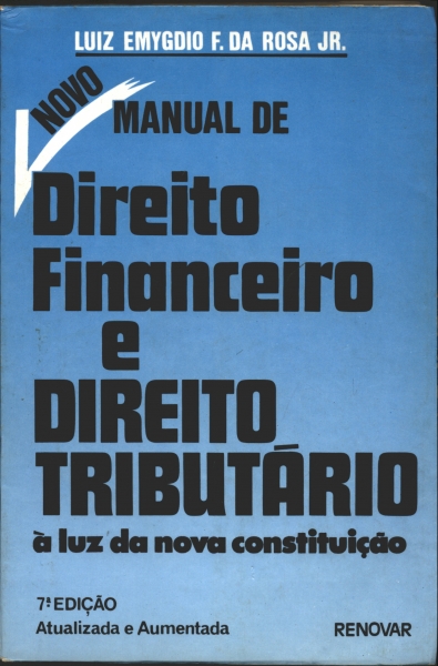 Livros - Direito Financeiro e Tributário