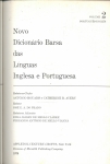 Novo Dicionário Das Línguas Inglesa e Portuguesa Vol 2 - 1979