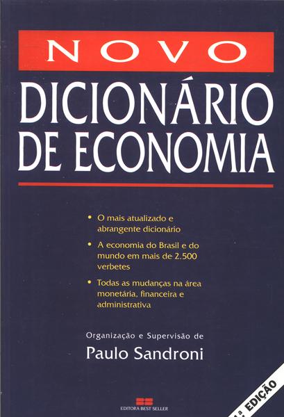 NOVÍSSIMO DICIONÁRIO DE ECONOMIA - UNESP