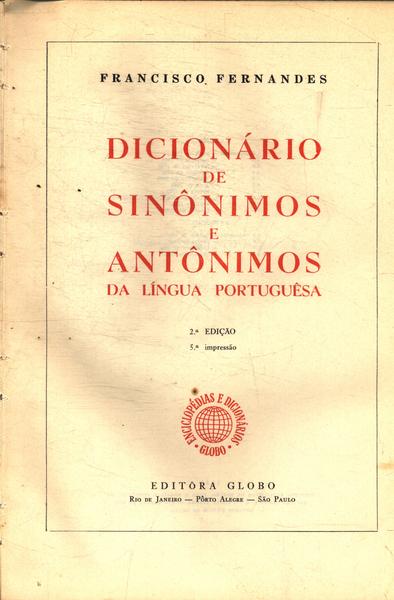 LIVRO - dicionário de sinônimos e antônimos - Editora g