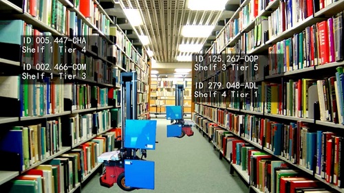 robô bibliotecário